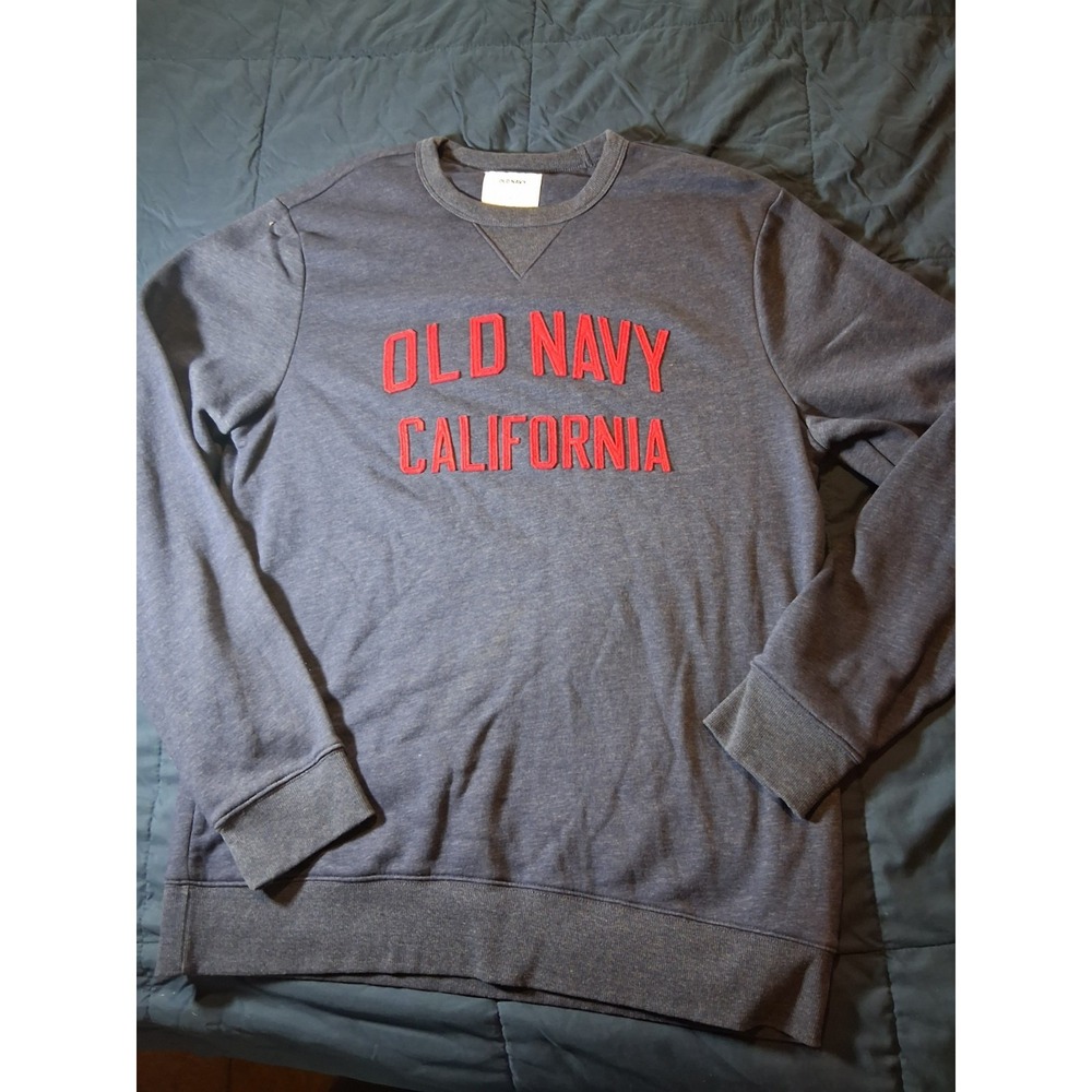 Old Navy Sweatshirt Mens Large Tall‎ Blue Red